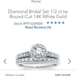 REAL Kay Jewelers diamond engagement ring